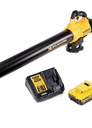 DeWalt DCM 562 M1 18V Li-Ion Akku Gebläse Laubbläser + 1x DCB 182 18V 4,0 Ah Akku + DCB 115 Ladegerät - Toolbrothers