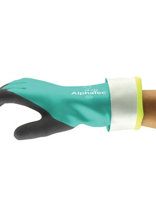 Gants ANSELL pour produits chimiques AlphaTec 58-735 taille 10 vert ( 4000371504 )