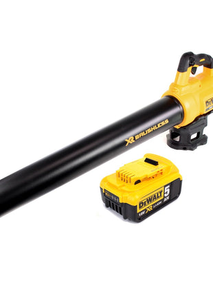 DeWalt DCM 562 Akku Gebläse 18 V Brushless + 1x Akku 5,0Ah - ohne Ladegerät - Toolbrothers