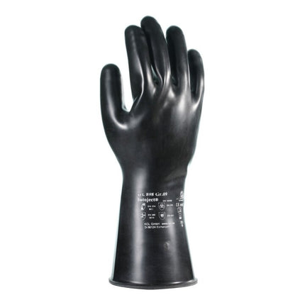 HONEYWELL chemical gloves Butoject 898 size 9 black ( 4000371644 )