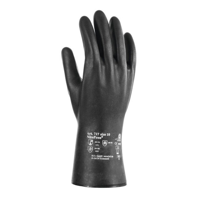 HONEYWELL guantes químicos nitopreno 717 talla 9 gris oscuro ( 4000371646 )