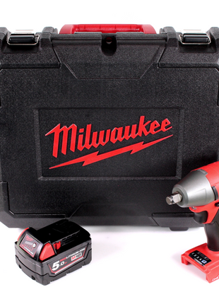 Milwaukee M18 ONEIWF12 501 18 V Li-Ion Akku Schlagschrauber im Werkzeugkoffer + 1x M18 B5 5,0 Ah Akku - Toolbrothers