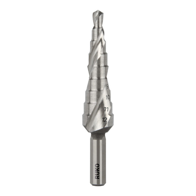 RUKO step drill bit drilling range 4-12 mm ( 4000601707 )