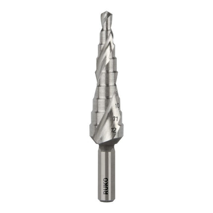 RUKO step drill bit drilling range 4 - 12 mm ( 4000601721 )