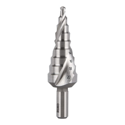 RUKO step drill bit drilling range 4 - 20 mm ( 4000601722 )
