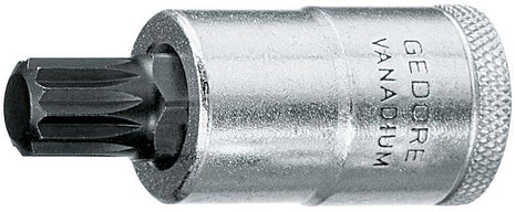 Inserto de llave de vaso GEDORE INX 19 1/2″ interior multidiente (4000770476)