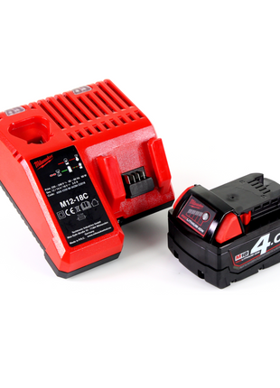 Milwaukee M18 VC 401C 18V Akku Nass- & Trockensauger + 1x Akku 4,0Ah + Ladegerät - Toolbrothers