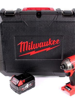 Milwaukee M18 FQID 401 18 V 1/4" Brushless Li-Ion Akku Schlagschrauber SURGE  im Werkzeugkoffer + 1x M18 B4 4,0 Ah Akku - Toolbrothers