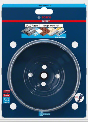 Sierra perforadora BOSCH Expert Sierra para materiales resistentes diámetro 127 mm profundidad de corte 60 mm (4000800260)