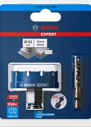 BOSCH Lochsäge Expert Sheet Metal Sägen-Ø 51 mm Schnitttiefe 5 mm ( 4000800275 )