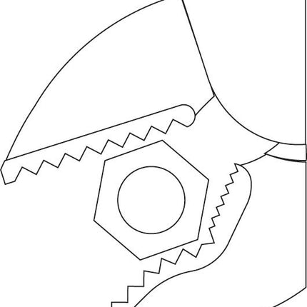 Szczypce zaciskowe GEDORE Długość całkowita 230 mm Szerokość zacisku maks. 32 mm ( 4000810654 )