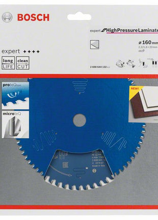 Hoja de sierra circular BOSCH diámetro exterior 160 mm número de dientes 48 TR-F (4000815467)