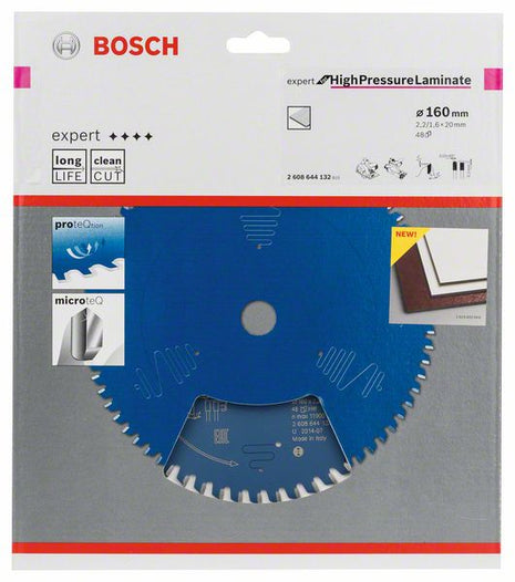 BOSCH Kreissägeblatt Außen-Ø 160 mm Zähnezahl 48 TR-F ( 4000815467 )