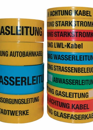 MULTICOLL Trassenwarnband Aufdruck Achtung Breitbandkabel ( 4000818451 )