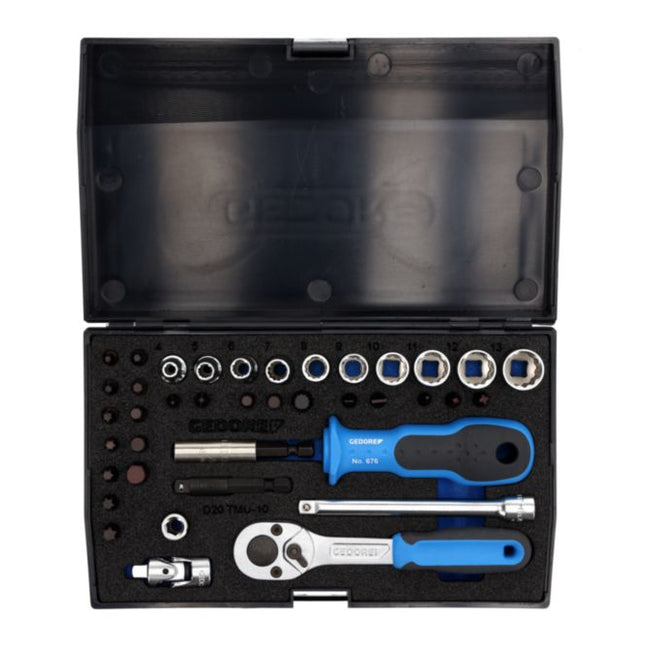 GEDORE socket spanner set D 20 TMU-10 40-piece 1/4 ″ ( 4000820559 )