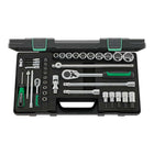 STAHLWILLE Steckschlüsselsatz 40/52/27/11 38-teilig 1/4 + 1/2 ″ ( 4000820581 )