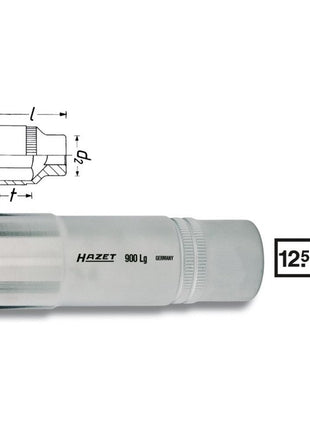 Inserto de llave de vaso HAZET 900LG 1/2″ 6 puntos (4000822717)