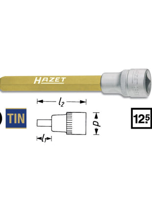 HAZET insert de clé à douille 986KK 1/2″ six pans intérieurs (4000822761)