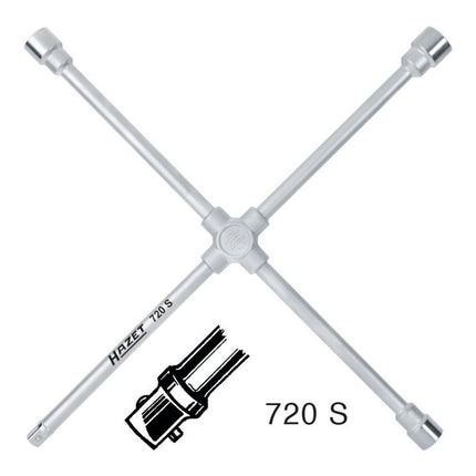 HAZET cross spanner 720 S 24 x 27 x 32 x 20(3/4″ square) ( 4000823581 )