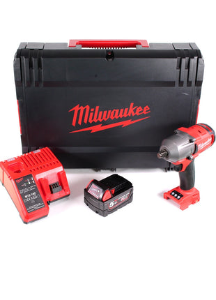 Milwaukee M18 FMTIWF12-501CX Akku Schlagschrauber 18V 610Nm Brushless + 1x Akku 5,0Ah + Ladegerät + HD Box - Toolbrothers