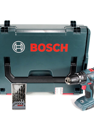 Bosch GSB 18-2-LI Plus Akku Schlagbohrschrauber 18V 63Nm + Holzbohrerset  + L-Boxx - ohne Akku, ohne Ladegerät - Toolbrothers