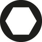 GEDORE vaso 20 L 1/4 ″ hexagonal, largo ( 4000824030 )