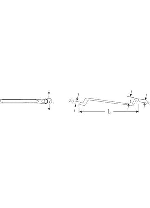 STAHLWILLE Klucz dwupierścieniowy 20 10 x 13 mm 220 mm ( 4000826081 )