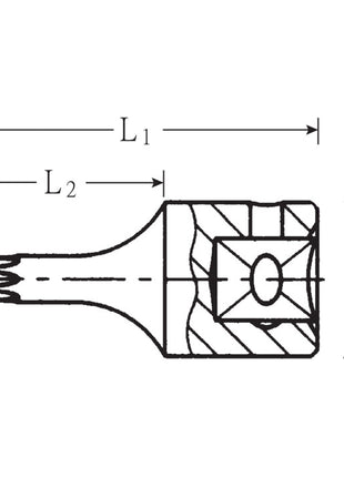 STAHLWILLE Socket 44 KTX 1/4 ″ TX ( 4000826231 )