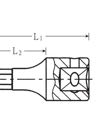 STAHLWILLE Steckschlüsseleinsatz 44 K 1/4 ″ Innen-6-kant ( 4000826255 )