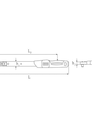 Llave dinamométrica STAHLWILLE 730NR/10QR FK 1/2″ 20 - 100 Nm (4000826536)