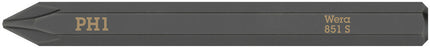 WERA Bit 851 S PH 1 x 70 mm 1/4 ″ PH 1 Longueur 70 mm ( 4000827257 )