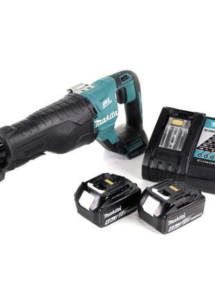 Makita DJR 187 RM Akku Reciprosäge 18 V Brushless Säbelsäge + 2x 4,0 Ah Akku + Ladegerät - Toolbrothers