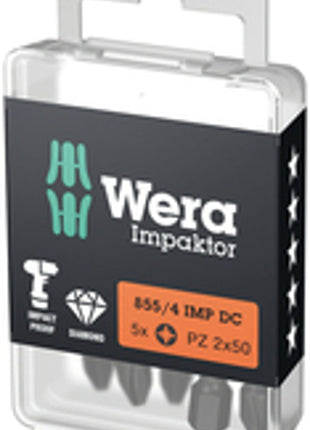 WERA Embout 855/4 IMP DC PZD2 longueur 50 mm (4000829273)