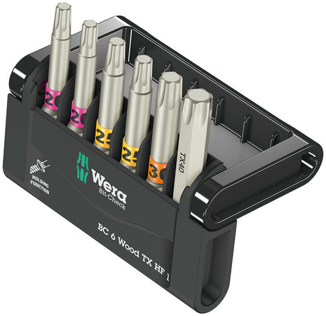 WERA Bitsortiment Bit-Check 6 Wood TX HF 1 6-teilig ( 4000829910 )