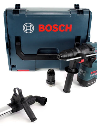 Bosch GBH 3-28 DFR Professional Bohrhammer mit Wechselfutter in L-Boxx SDS Plus +  Bosch GDE 16 Plus Professional Staubabsaugsystem mit Hohlbohrkronen Adapter - Toolbrothers