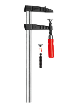 BESSEY Temperguss-Schraubzwinge TGK Spannweite 1250 mm Ausladung 120 mm ( 4000831424 )