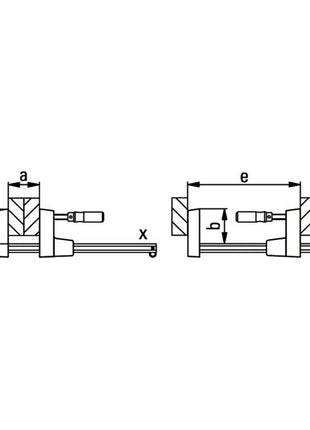 BESSEY Flächenspanner UK Spannweite 600 mm Ausladung 80 mm ( 4000831440 )