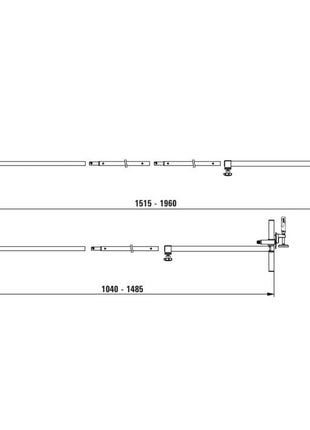 Plage de serrage du tendeur de cadre de porte BESSEY 565 - 1010 mm (4000831753)