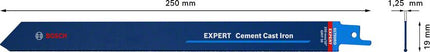BOSCH Lama per sega circolare Expert Cement Cast Iron T 308 BP Lunghezza 250 mm Larghezza 19 mm ( 4000837440 )