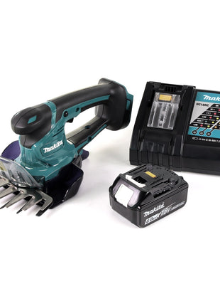 Makita DUM 604 18V Li-ion Akku Grasschere + 1 x BL1860 6,0 Ah Akku + 1 x DC 18 RC Ladegerät - Toolbrothers