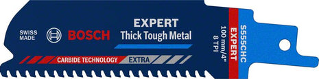 Hoja de sierra de sable BOSCH Expert Thick Tough Metal longitud 100 mm ancho 25 mm (4000837482)