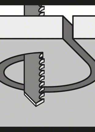 BOSCH Stichsägeblatt T 227 D Gesamtlänge 100 mm ( 4000837528 )