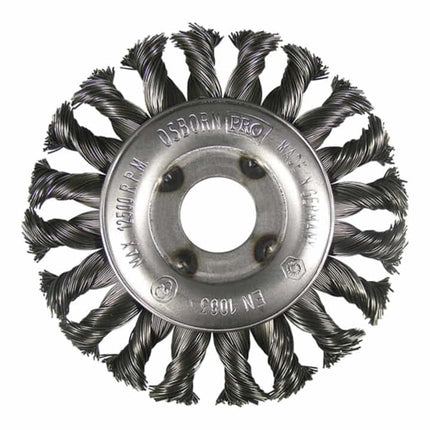 Spazzola rotonda OSBORN Ø 125 mm spessore del filo 0,35 mm ( 4000840126 )