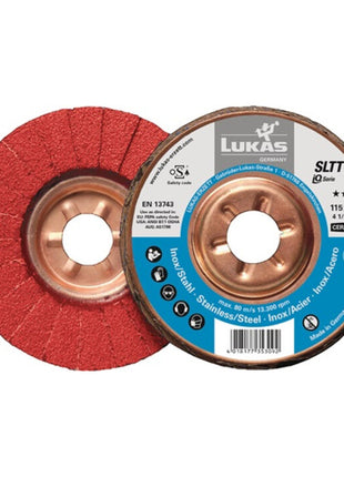 LUKAS disque dentelé SLTT Céramique Ø 125 mm grain 60 plat (4000840336)