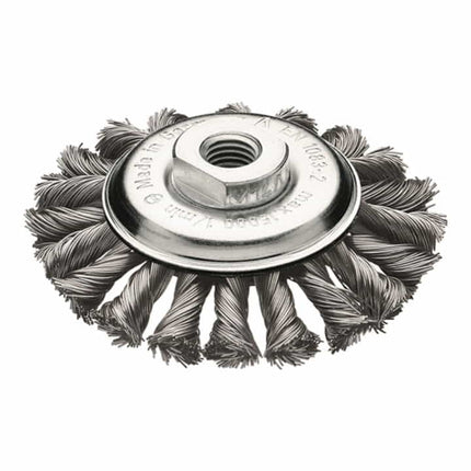 Cepillo cónico LESSMANN Ø 115 mm M14 grosor del alambre 0,5 mm ( 4000840753 )