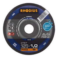 RHODIUS Trennscheibe XT67 D125x1mm gerade 50 Stück ( 4000841258 )