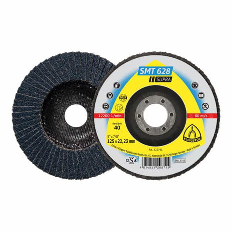 KLINGSPOR disco dentado SMT 628 Supra Ø 115 mm grano 40 plano (4000842267)