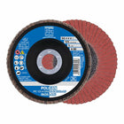 Disco de láminas PFERD POLIFAN A-COOL SG INOX+ALU Ø 125 mm granulometría 80 cónica ( 4000842357 )