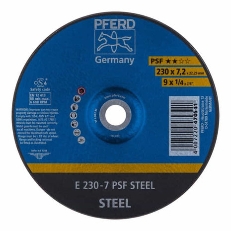 PFERD Schruppscheibe PSF STEEL D230xS7,2mm ( 4000842653 )