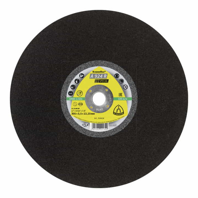 Disco de corte KLINGSPOR A 924 R Special D356x4mm recto ( 4000843061 )